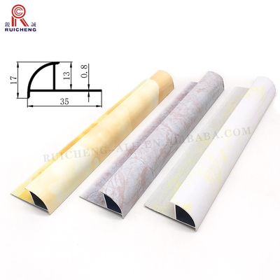 Home Interior Aluminum Floor Transition Strips Marble Powder Coating