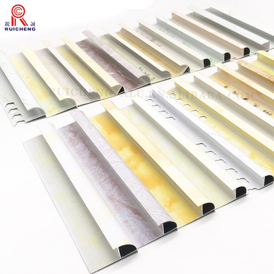 Home Interior Aluminum Floor Transition Strips Marble Powder Coating
