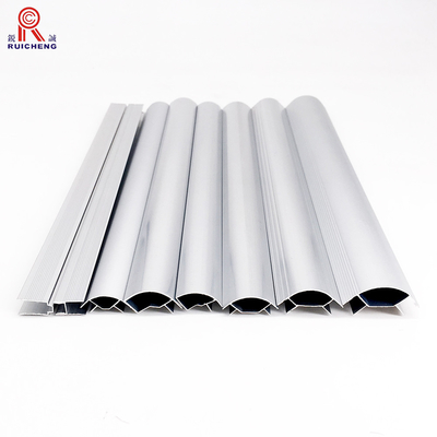 Silver Anodized Aluminum U Channel Suitcase Profiles 4 - 6m Customized Length