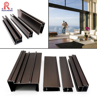 Anodised Aluminium Window Profile , Anti Wear Aluminum Window Frame Extrusions
